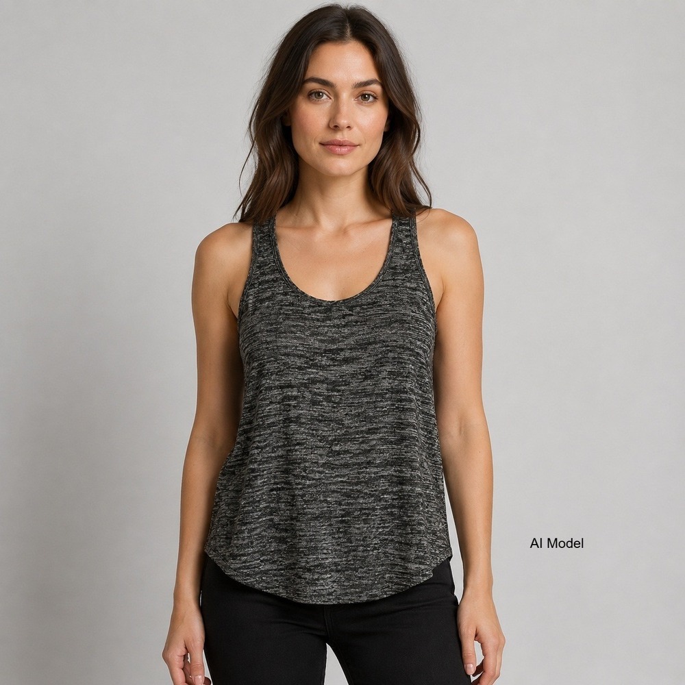 Rag & Bone Jean Marled Tank Top Womens Medium Racerback Swing Top